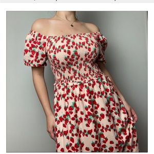 Betsey Johnson Strawberry Dress